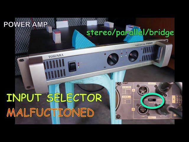 Sira ang stereo-parallel-bridge selector switch direct solder na lang permanent stereo