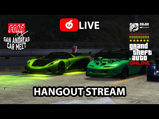 FonzXX Car Meet | GTA 5 Online 🔴LIVE (PS5) | Hangout Stream | Happy Junteeth to MY PEOPLE!