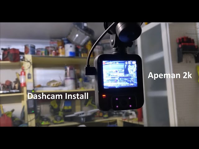 Dash Cam Installation and Review | APEMAN Dual Dash Cam, 2K Front and 1080P Inside | How to DIY