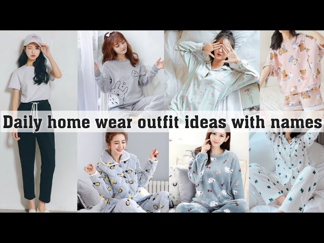Daily home wear outfit ideas for girls with names||THE TRENDY GIRL