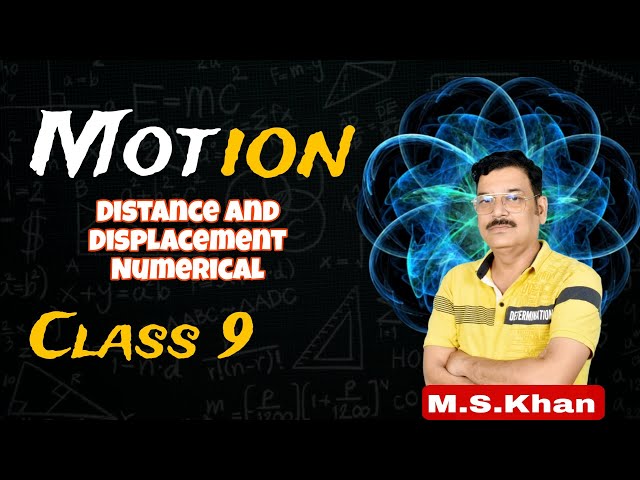 Motion Class 9 Science | Distance and Displacement Numerical | By - Platinum Physics