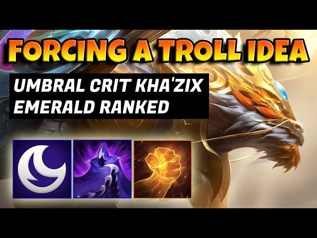 Troll match, wanted to see if Kha'zix Umbral was good TFT SET 11