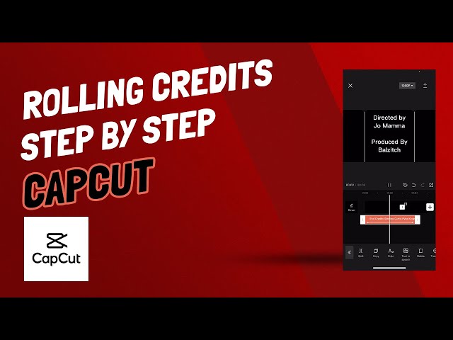 How To Create Rolling Credits - Step By Step - CapCut