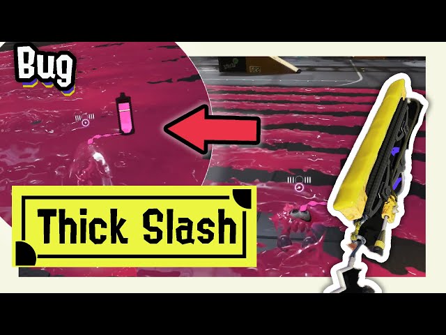 (Patched) How to Perform the THICK Slash with Splatana | Splatoon 3 Bug & Glitch