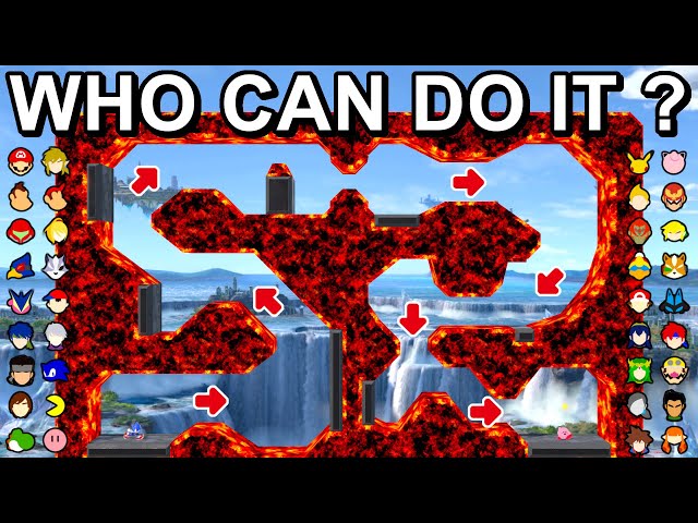 Who Can Make It? 9th Lava Maze - Super Smash Bros. Ultimate