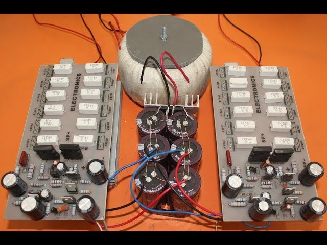 1000 watts amplifier, electronics