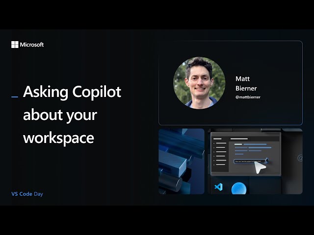 Asking Copilot about your workspace