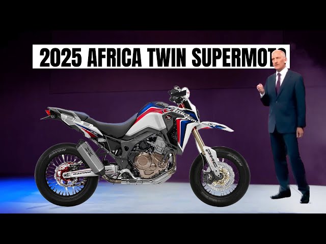 REVEALED!! 2025 HONDA CRF 1100L AFRICA TWIN SUPERMOTO SM INTRODUCED