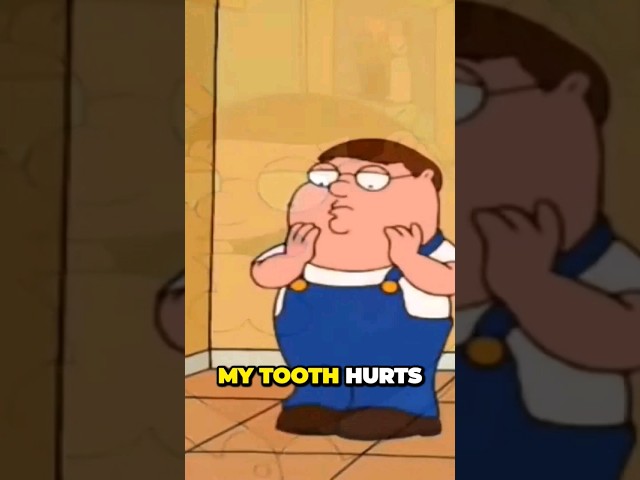 How To Cure A Toothache... #funny #funnyclips #comedy #tv #familyguy #cartoon #petergriffin #shorts
