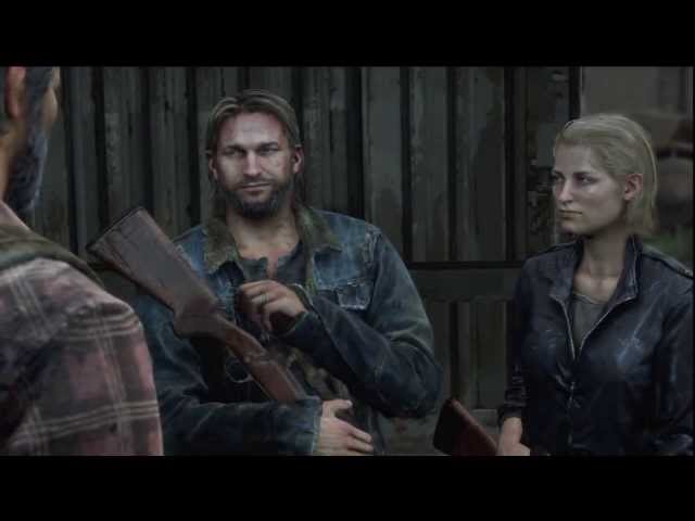 Joel and Tommy brother reunion cutscene The Last of Us