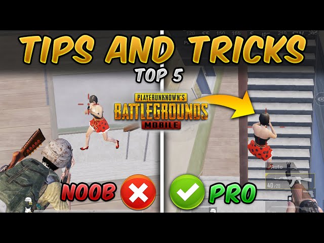 TOP 5 Close Range Tips and Tricks (PUBG MOBILE) Noob to Pro Guide/Tutorial