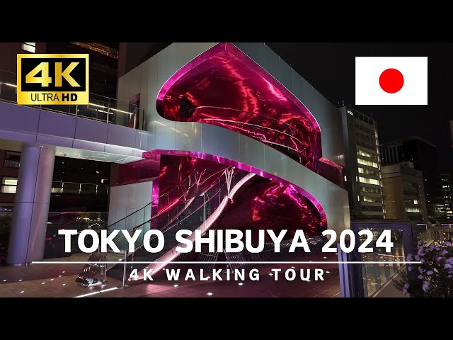 東京・渋谷を散歩 2024 Tokyo 4K Virtual Walk, Shibuya Night Walking Tour｜4K HDR 60fps