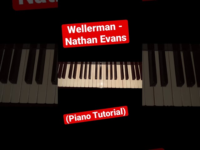 Wellerman - Nathan Evans ( Piano Tutorial ) #shorts