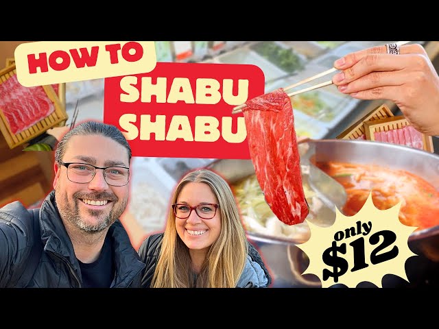 $12 All You Can Eat SHABU SHABU Restaurant in TOKYO! Syabuyo