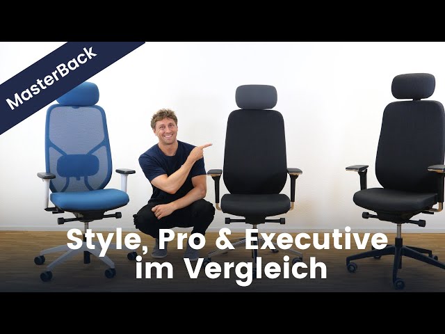 Der Ergotopia MasterBack im Vergleich - Style, Pro & Executive