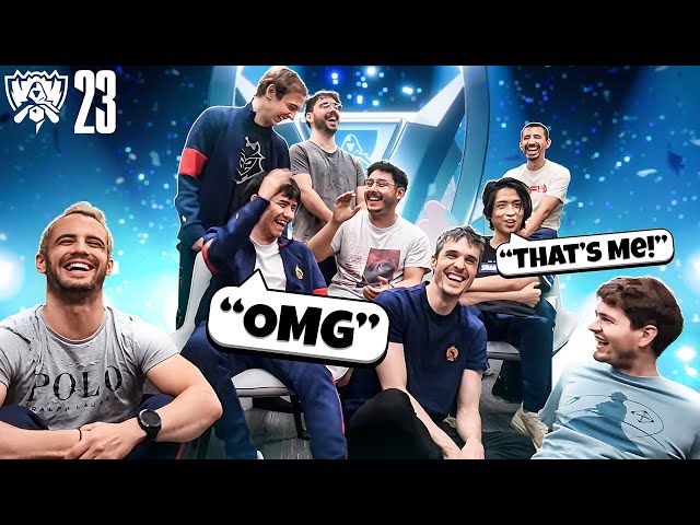 HANS IS IN THE WORLDS SONG? | G2 REACTS to GODS Worlds Anthem ft. NewJeans