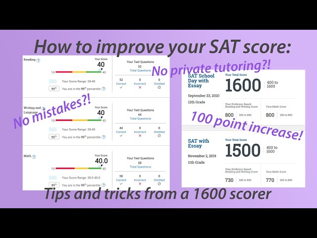 How I scored a 1600 on the SAT: My entire journey and tips for improving your score