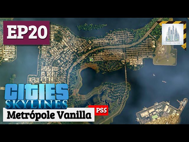 Cities Skylines - Metrópole sem mods #20 Gameplay