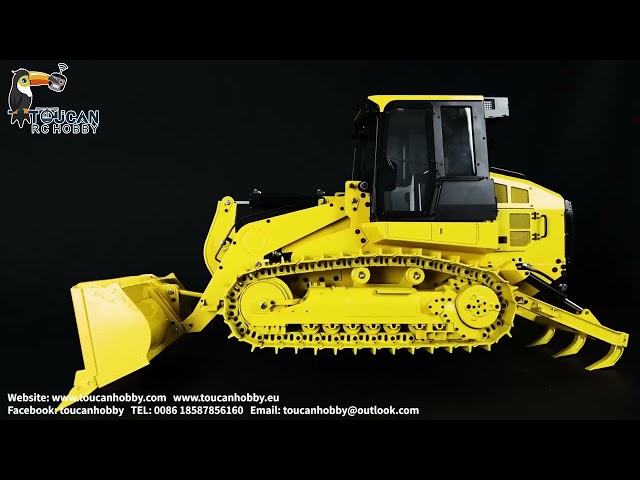 assembled and painted 1/14 hydraulic rc tracked loader JDM-188 CAT963D construction model