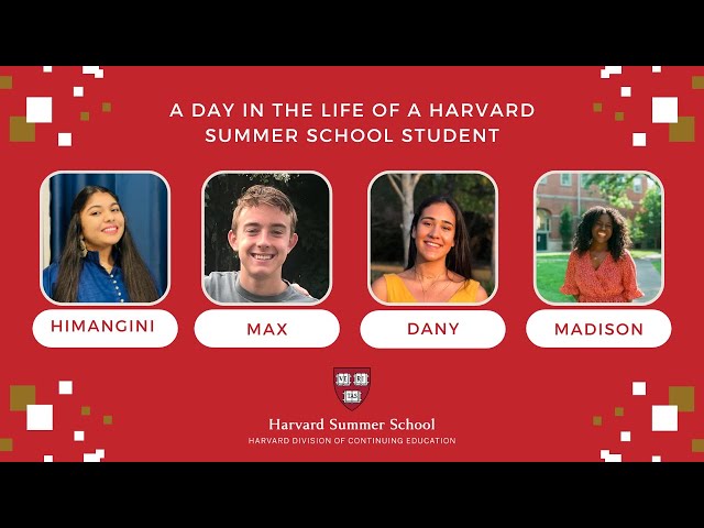 A Day in the Life of a Harvard Summer School Student