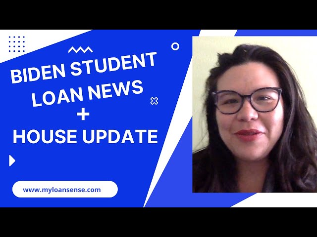 June 8th Biden student loan news + tiny house update