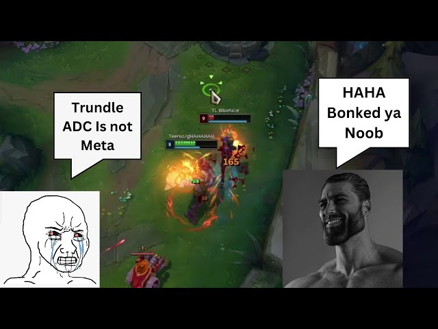 ADC TRUNDLE HAHA LOL ADC TRUNDLE IN THE HOUSE