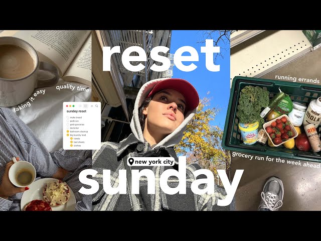 the ultimate reset day for a fresh new week | getting my life together