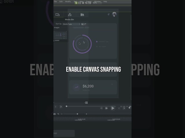 Canvas Snapping  #camtasia #video