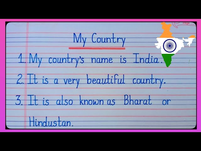 10 Lines Essay On My Country India/10 Lines On My Country/Essay On My Country India/My country Essay
