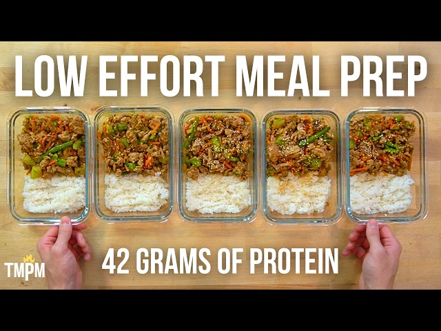 This Peanut Turkey Stir Fry Meal Prep Takes Almost No Effort to Cook