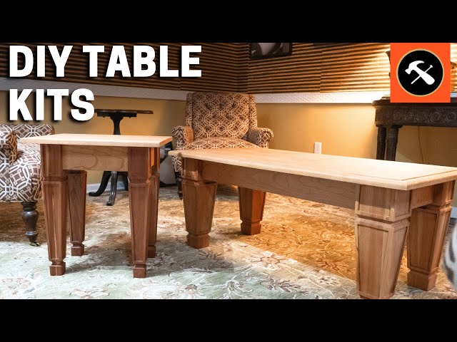Easy to Assemble DIY Coffee and End Table Kits | Builder's Studio | Osborne Wood