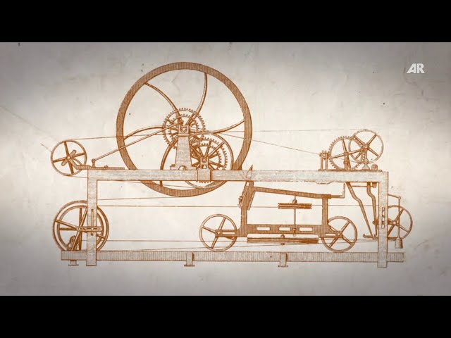 Educational Film: Industrial Revolution – From Manual to Machine Work (Waterframe + Spinning Mule)