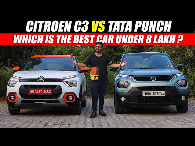 Citroen C3 vs Tata Punch - Test Drive Review & Comparison