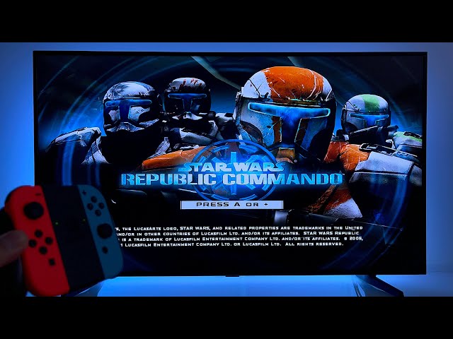 STAR WARS Republic Commando (3) | Nintendo Switch dock mode gameplay | 4K TV
