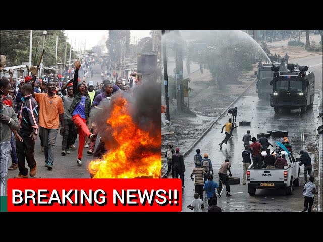 LIVE DRAMA NAIROBI CBD AS PROTESTS KICKS OFF : RUTO MUST GO