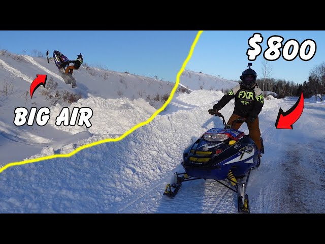 Testing the CHEAPEST snowmobile on MARKETPLACE