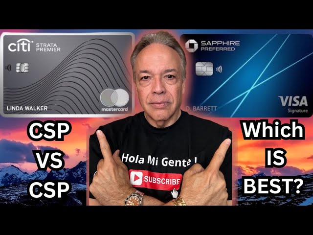 Chase Sapphire Preferred VS Citi Strata Premier | Which Is Best?