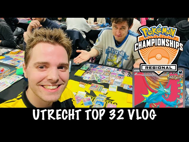 TOP 32 Utrecht Special Event VLOG with Roaring Moon deck 🌙 (Pokemon TCG)