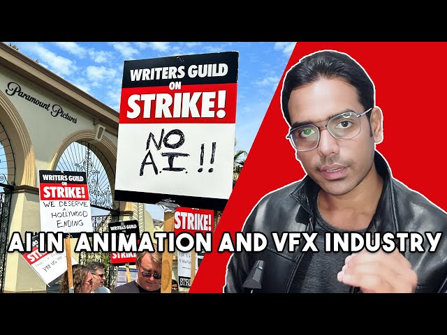 Dark Side of AI in Animation and VFX Industry | Job Losses | Hollywood Writers Strike | WGA