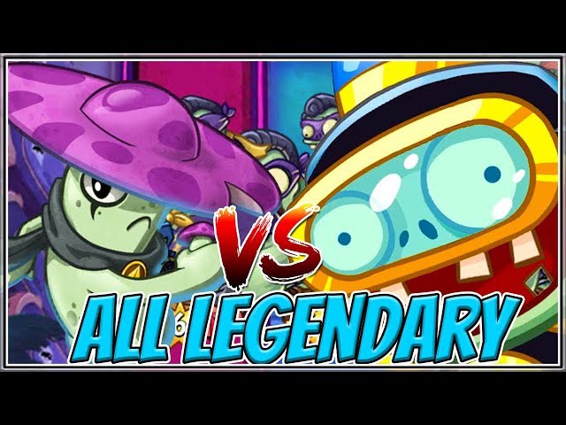 Night Cap Legendary Deck vs Impfinity Legendary - Plants vs Zombies Heroes Gameplay