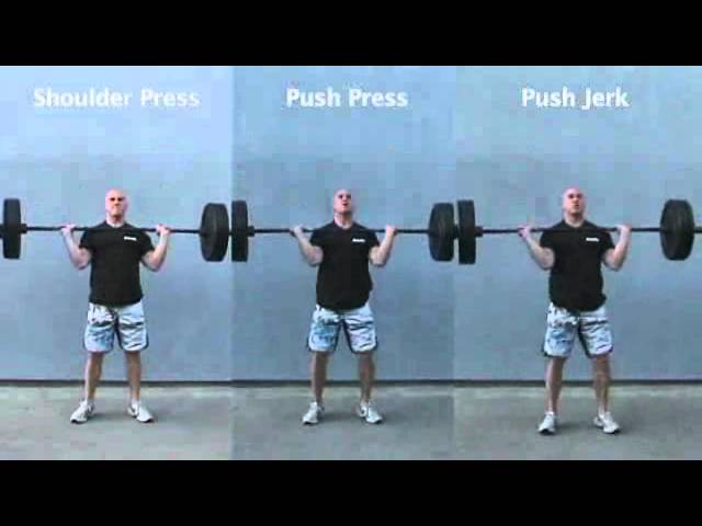 CrossFit - Shoulder Press/Push Press/Push Jerk tri-panel