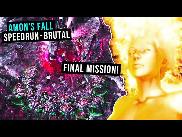 StarCraft 2 LotV Speedrun - Epilogue Mission 3: Amon's Fall (Brutal)