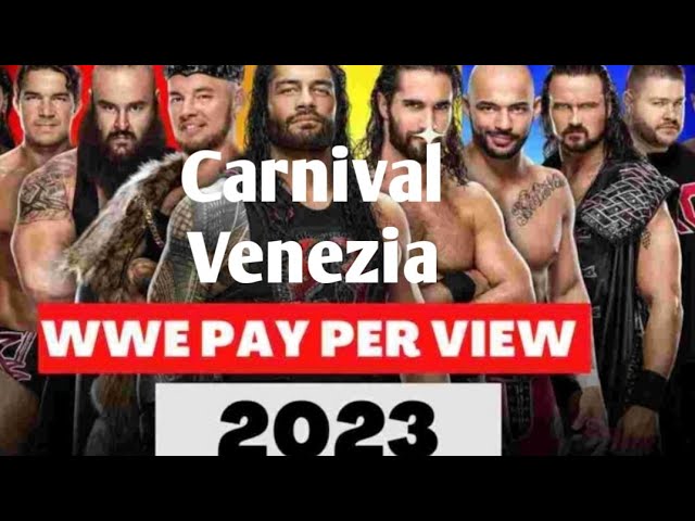 WWE BRAWL ABOARD THE CARNIVAL VENEZIA @Carnival