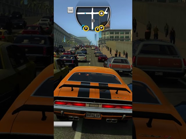 Driver San Francisco with MAX traffic density #ubisoft #dsf #shorts