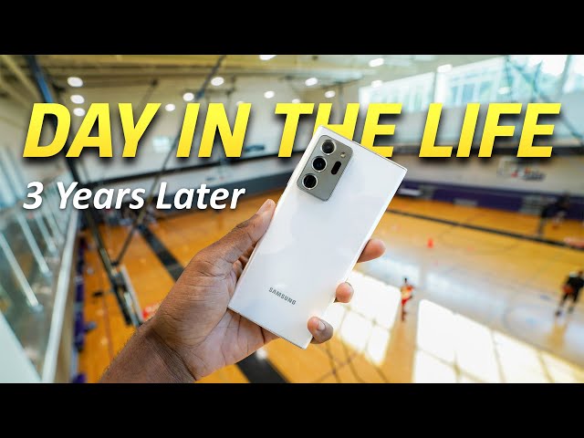 Samsung Note 20 Ultra - A Real Day In The Life (Battery & Camera Test) - 3 Years Later!