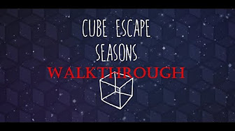 Cube Escape Series Walkthrough