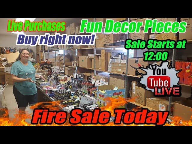 Live Fire Sale Buy Direct From Me Toys, décor and more --Online Re-seller