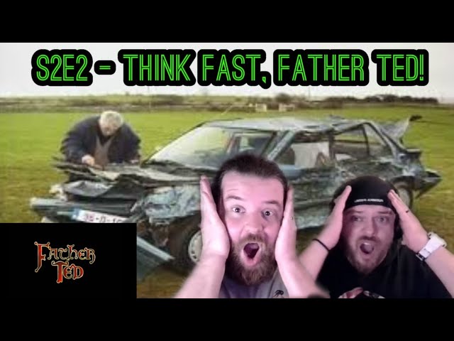 TED CRASHED A CAR!!! Americans React To "Father Ted - S2E2 - Think Fast, Father Ted"