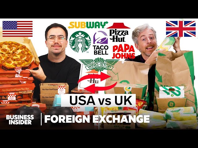 US vs UK Foreign Exchange Season 2 Marathon | Food Wars | Insider Food