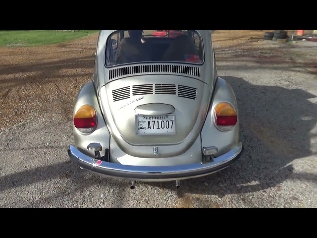 1973 VW Super Beetle Restored Video 4
